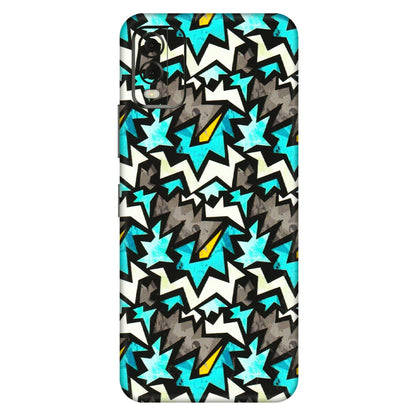HMD NOKIA Phone Skins (All Models) - Funky Zig Zag - 3D Embossed Finish (L-223) HMD Nokia C32