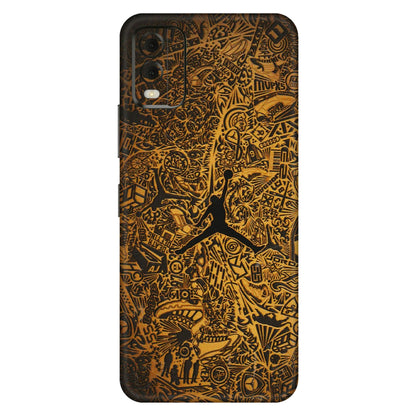 HMD NOKIA Phone Skins (All Models) - Premium Gold Basketball Player - 3D Embossed Finish (L-236) HMD Nokia C32