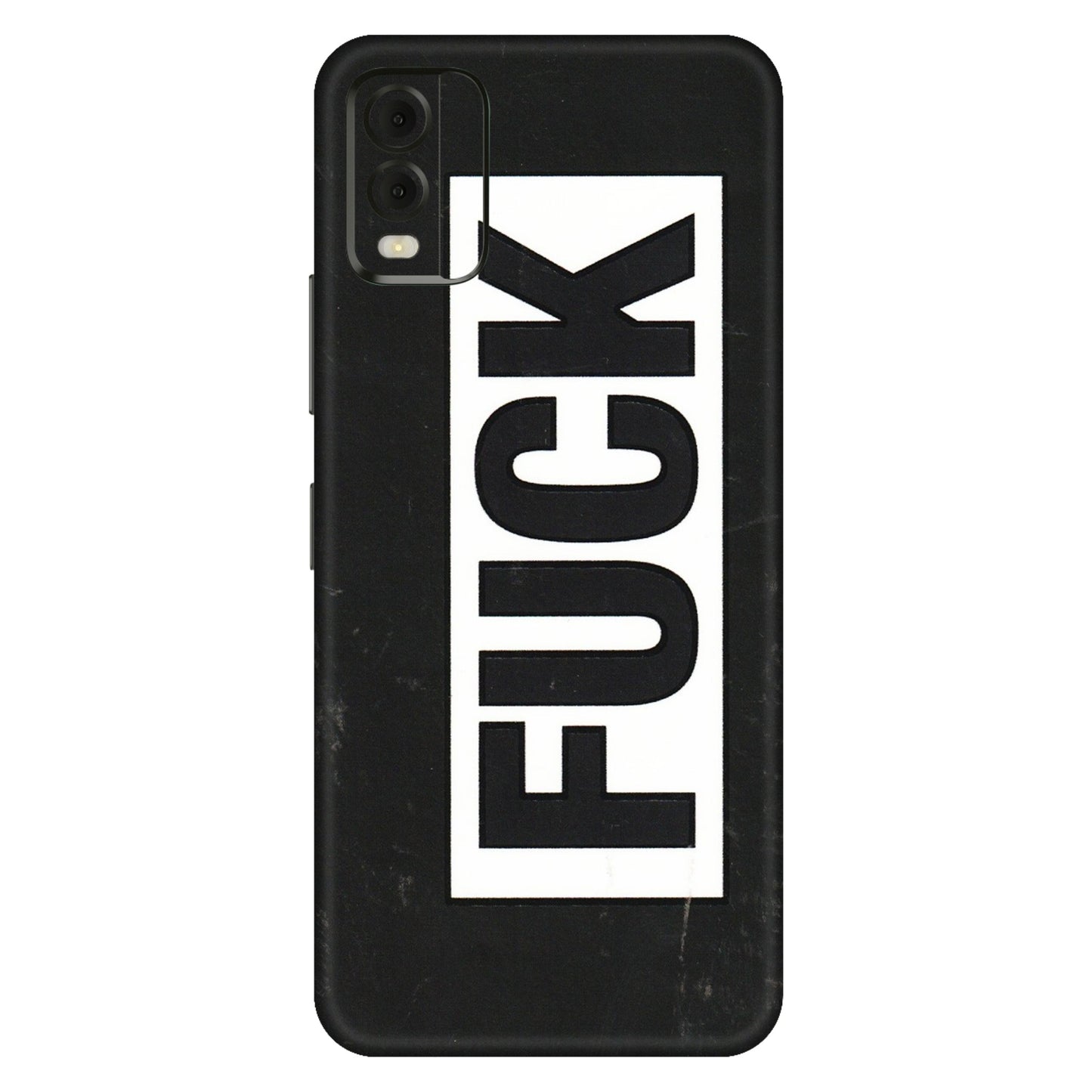 HMD NOKIA Phone Skins (All Models) - The F Word - 3D Embossed Finish (L-255) HMD Nokia C32