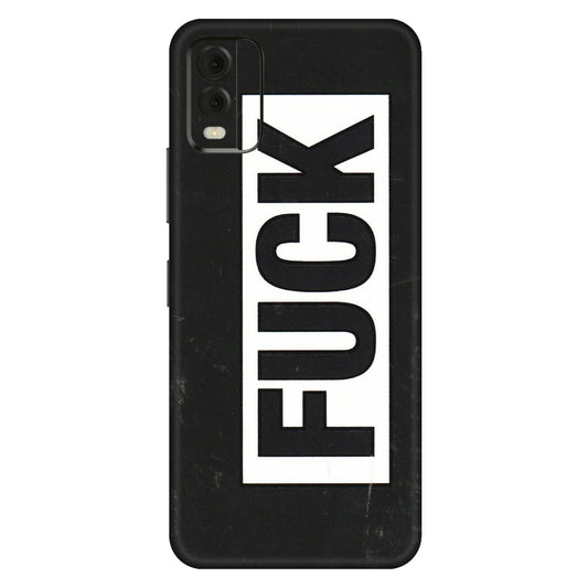 HMD NOKIA Phone Skins (All Models) - The F Word - 3D Embossed Finish (L-255) HMD Nokia C32