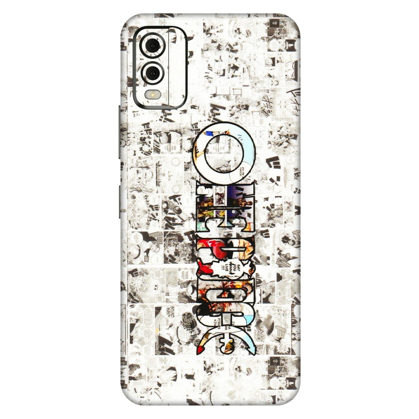 HMD NOKIA Phone Skins (All Models) - One Piece Manga - 3D Embossed Finish (L-26) HMD Nokia C32