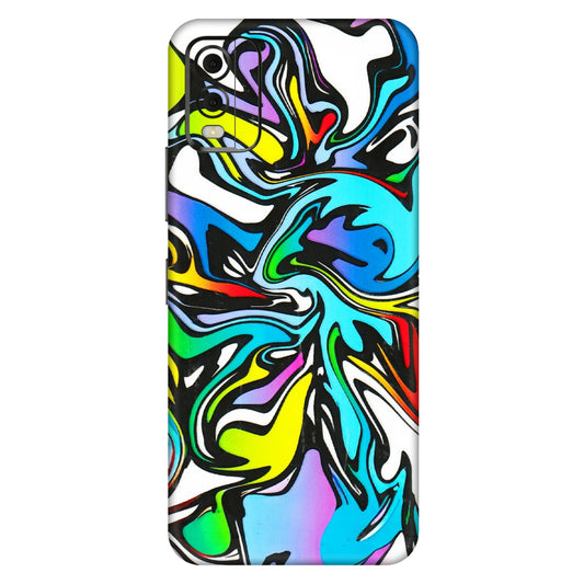 HMD NOKIA Phone Skins (All Models) - Abstract Colour Paints - 3D Embossed Finish (L-271) HMD Nokia C32