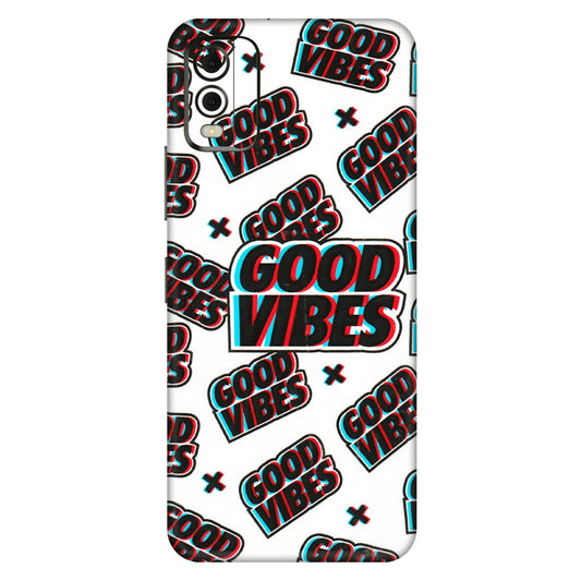 HMD NOKIA Phone Skins (All Models) - Good Vibes - 3D Embossed Finish (L-282) HMD Nokia C32