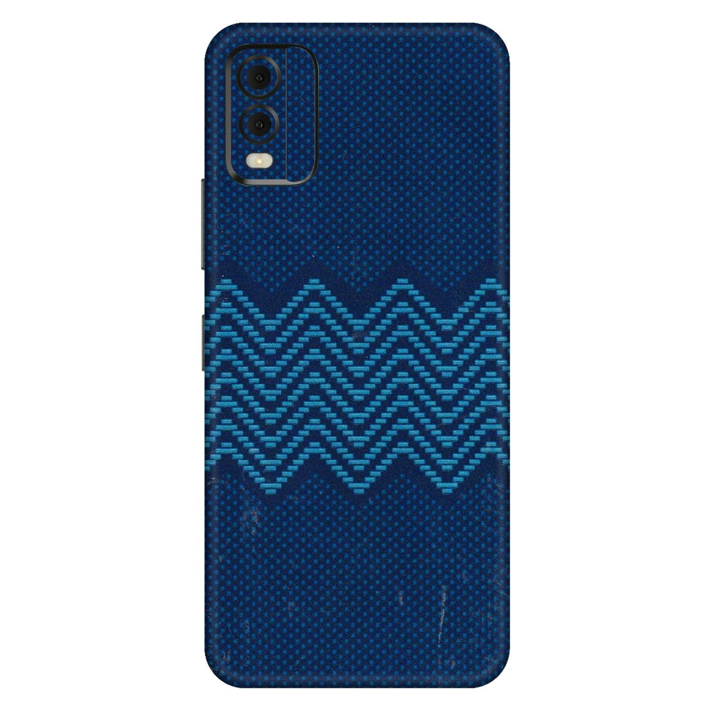 HMD NOKIA Phone Skins (All Models) - Blue Sober Waves - 3D Embossed Finish (L-306) HMD Nokia C32