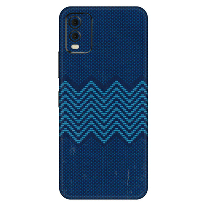 HMD NOKIA Phone Skins (All Models) - Blue Sober Waves - 3D Embossed Finish (L-306) HMD Nokia C32