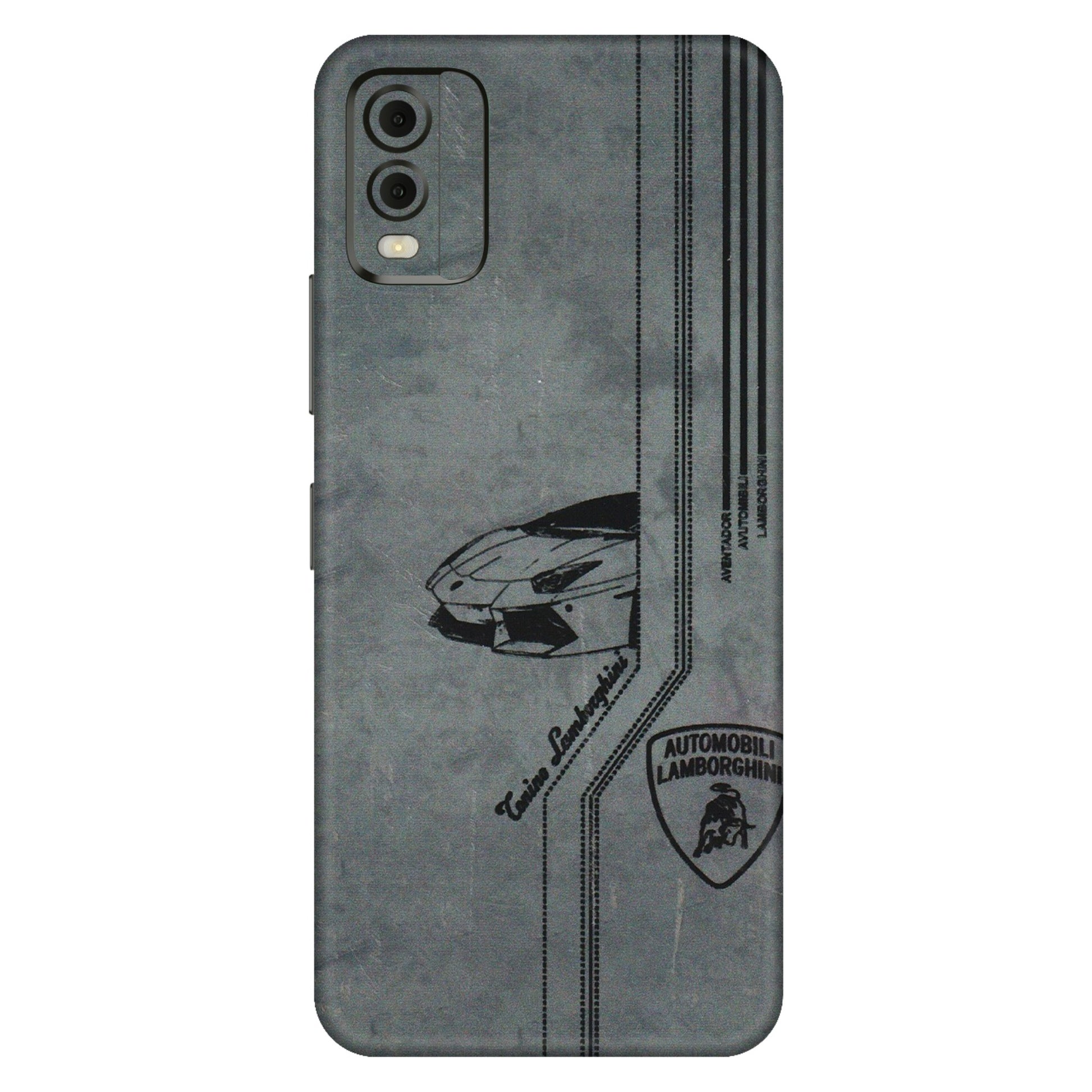 HMD NOKIA Phone Skins (All Models) - New Lamborgini Aventador - 3D Embossed Finish (L-321) HMD Nokia C32