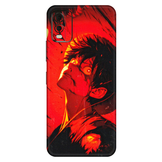 HMD NOKIA Phone Skins (All Models) - D.Luffy Power Up One Piece Anime - 3D Embossed Finish (L-326) HMD Nokia C32