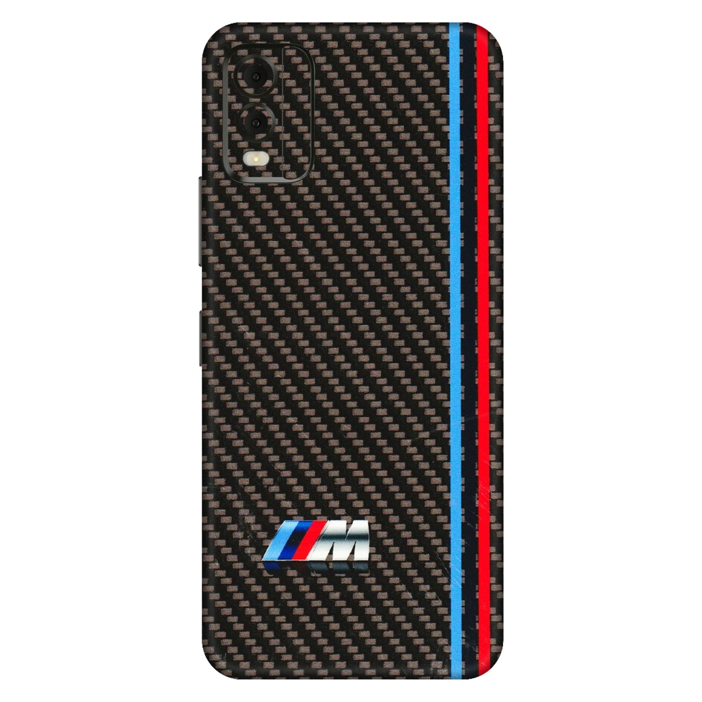 HMD NOKIA Phone Skins (All Models) - BM Carbon Fiber Feels - 3D Embossed Finish (L-38) HMD Nokia C32