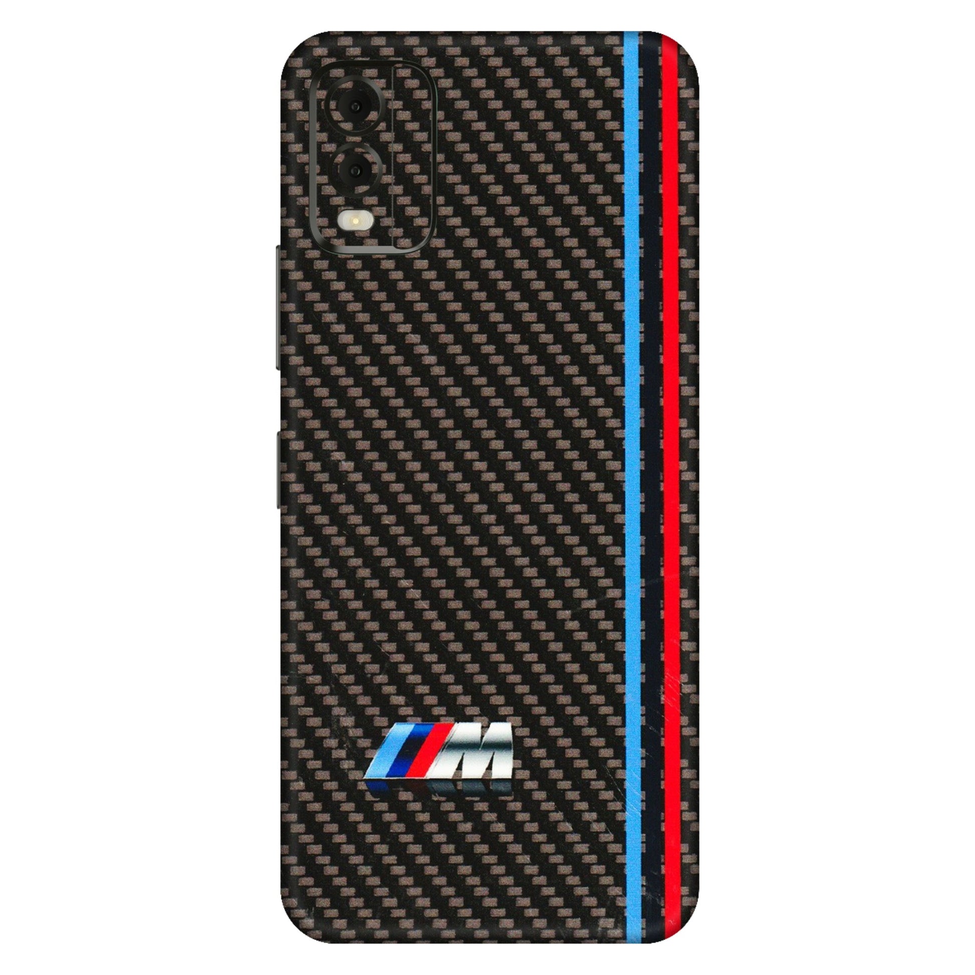 HMD NOKIA Phone Skins (All Models) - BM Carbon Fiber Feels - 3D Embossed Finish (L-38) HMD Nokia C32