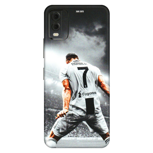 HMD NOKIA Phone Skins (All Models) - Ronaldo CR7 Crazy - 3D Embossed Finish (L-44) HMD Nokia C32
