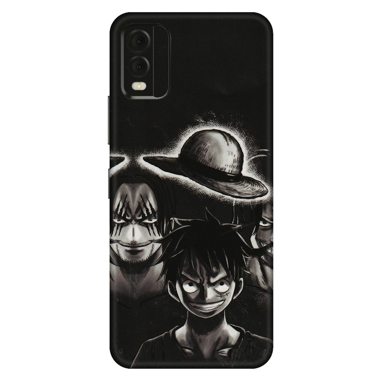 HMD NOKIA Phone Skins (All Models) - Black Luffy Hat - 3D Embossed Finish (L-57) HMD Nokia C32