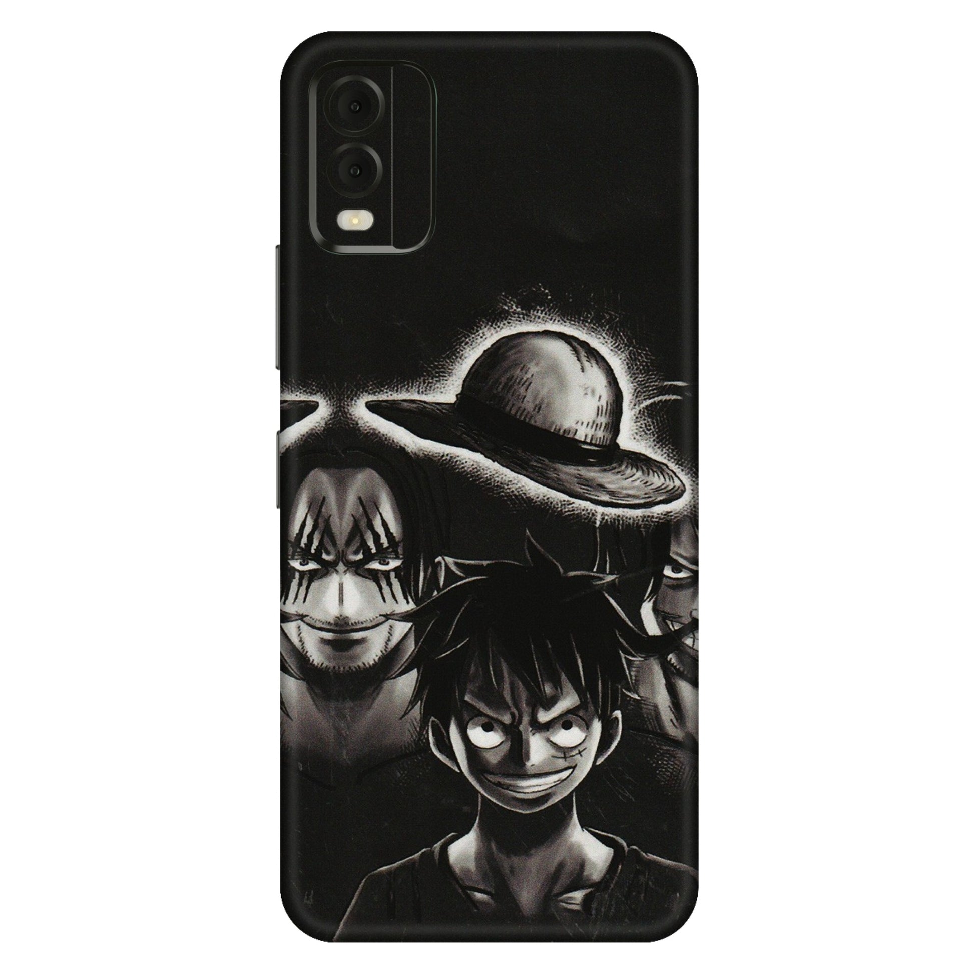 HMD NOKIA Phone Skins (All Models) - Black Luffy Hat - 3D Embossed Finish (L-57) HMD Nokia C32