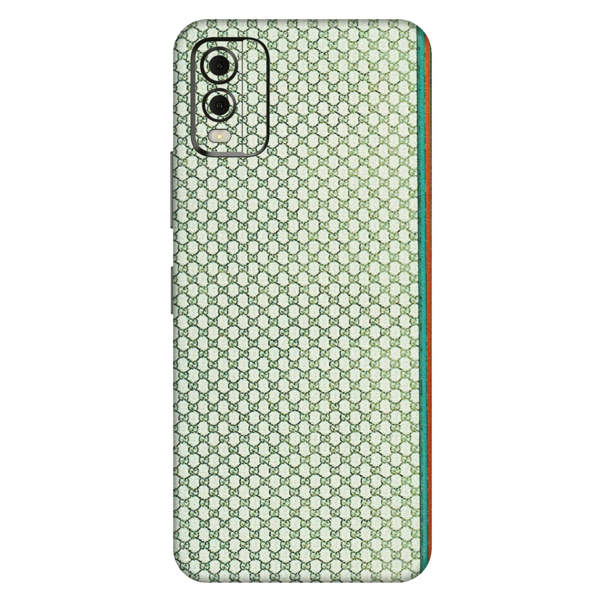 HMD NOKIA Phone Skins (All Models) - Gucci Fabric Pattern - 3D Embossed Finish (L-73) HMD Nokia C32