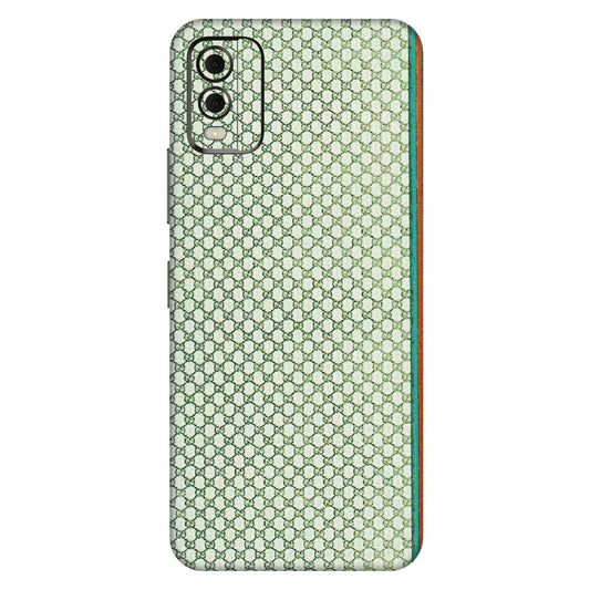 HMD NOKIA Phone Skins (All Models) - Gucci Fabric Pattern - 3D Embossed Finish (L-73) HMD Nokia C32