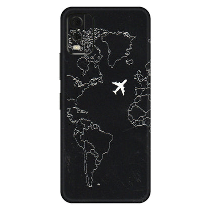 HMD NOKIA Phone Skins (All Models) - Never Ending Travel - 3D Embossed Finish (L-79) HMD Nokia C32