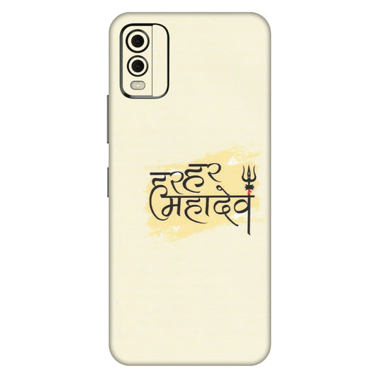 HMD NOKIA Phone Skins (All Models) - Har Har Mahadev - Matte Finish (M-10) HMD Nokia C32
