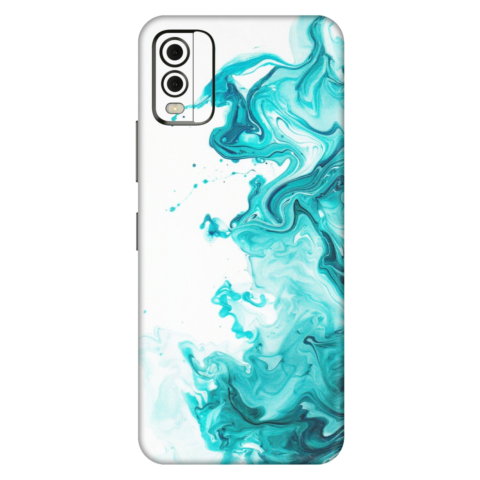 HMD NOKIA Phone Skins (All Models) - Sky Blue Abstract Colour - Matte Finish (M-146) HMD Nokia C32