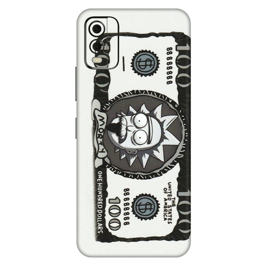 HMD NOKIA Phone Skins (All Models) - Rick And Morty Hundred Dollar Anime - Matte Finish (M-161) HMD Nokia C32