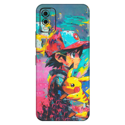 HMD NOKIA Phone Skins (All Models) - Ash & Pikachu - Matte Finish (M-26) HMD Nokia C32
