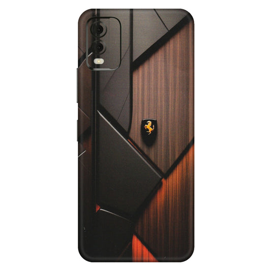 HMD NOKIA Phone Skins (All Models) - Lambo Beauty Wood Pattern Sober - Matte Finish (M-51) HMD Nokia C32