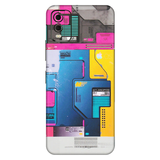 HMD NOKIA Phone Skins (All Models) - Colourfull Motherboard Internals - Matte Finish (M-55) HMD Nokia C32
