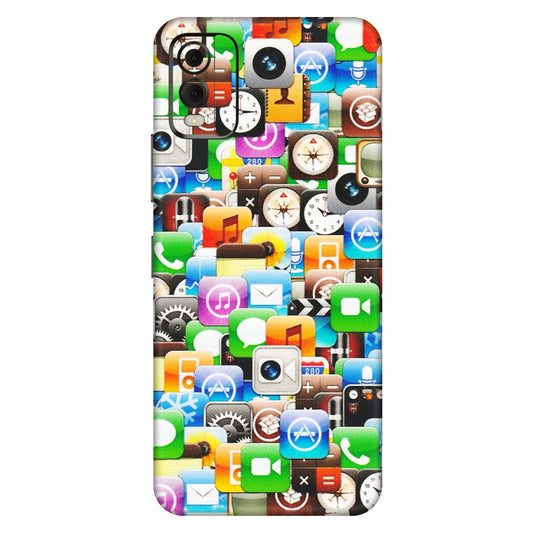 HMD NOKIA Phone Skins (All Models) - All Apple Icons - Matte Finish (M-93) HMD Nokia C32