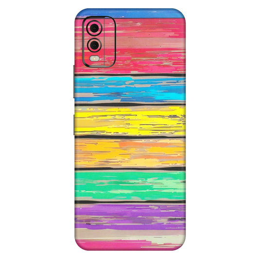 HMD NOKIA Phone Skins (All Models) - Multi Colour Wooden Wall - Matte Finish (M-96) HMD Nokia C32