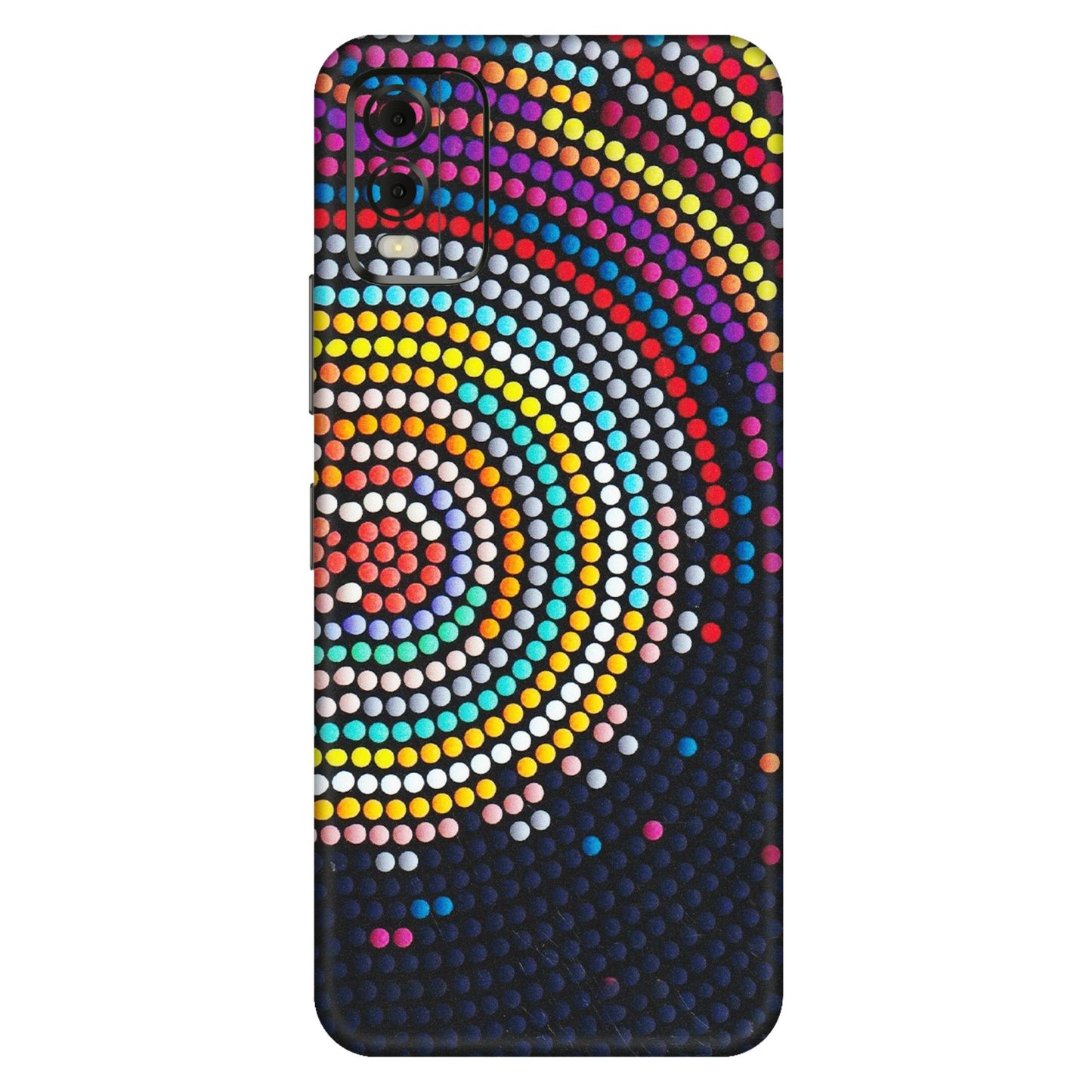 HMD NOKIA Phone Skins (All Models) - Rainbow Dot Mandala - Matte Finish (M-97) HMD Nokia C32