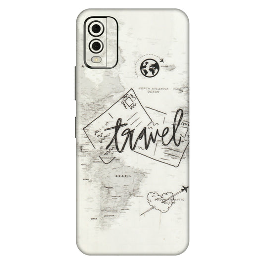 HMD NOKIA Phone Skins (All Models) - Travel Ticket - Transparent Finish (T-06) HMD Nokia C32