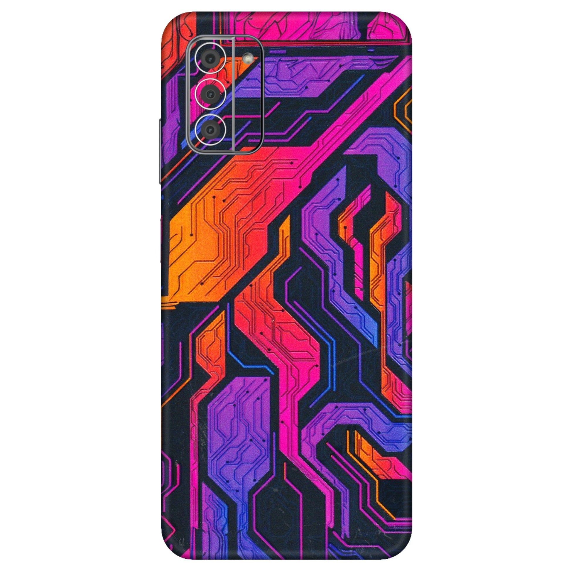 HMD NOKIA Phone Skins (All Models) - Tech Circuits Futuristic - 3D Embossed Finish (L-07) HMD Nokia G42 5G