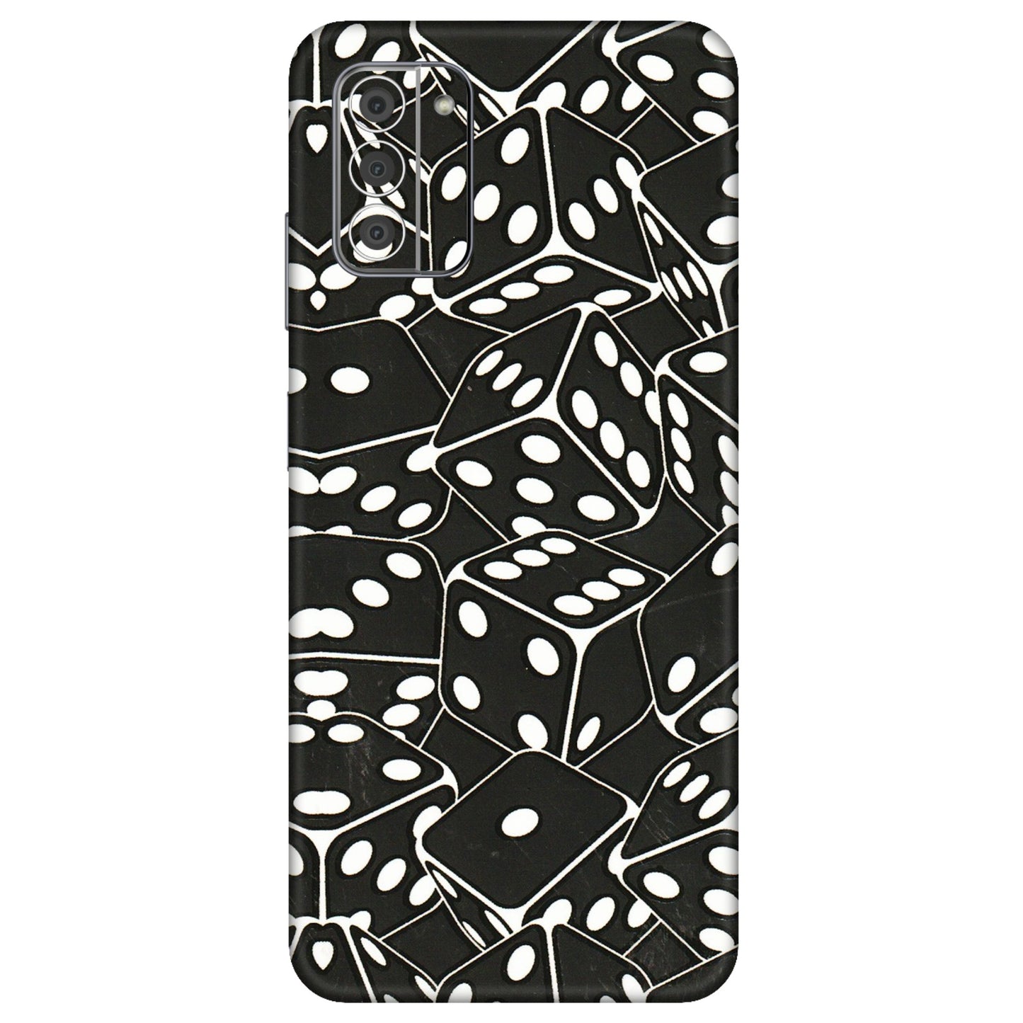 HMD NOKIA Phone Skins (All Models) - Big Black Dices - 3D Embossed Finish (L-106) HMD Nokia G42 5G