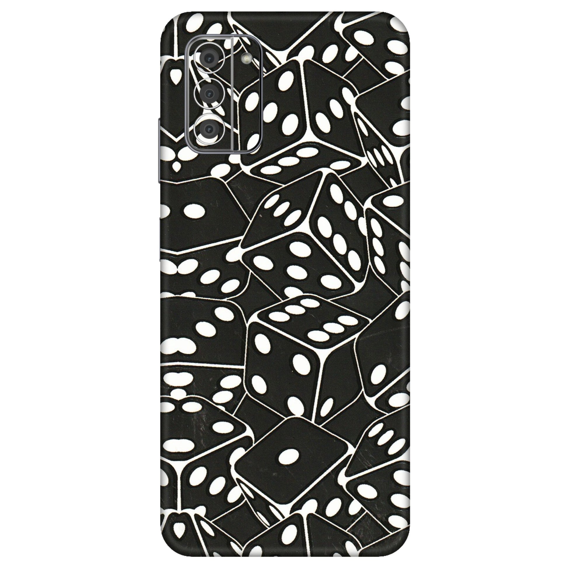 HMD NOKIA Phone Skins (All Models) - Big Black Dices - 3D Embossed Finish (L-106) HMD Nokia G42 5G