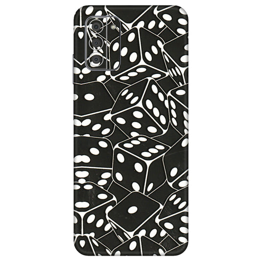 HMD NOKIA Phone Skins (All Models) - Big Black Dices - 3D Embossed Finish (L-106) HMD Nokia G42 5G