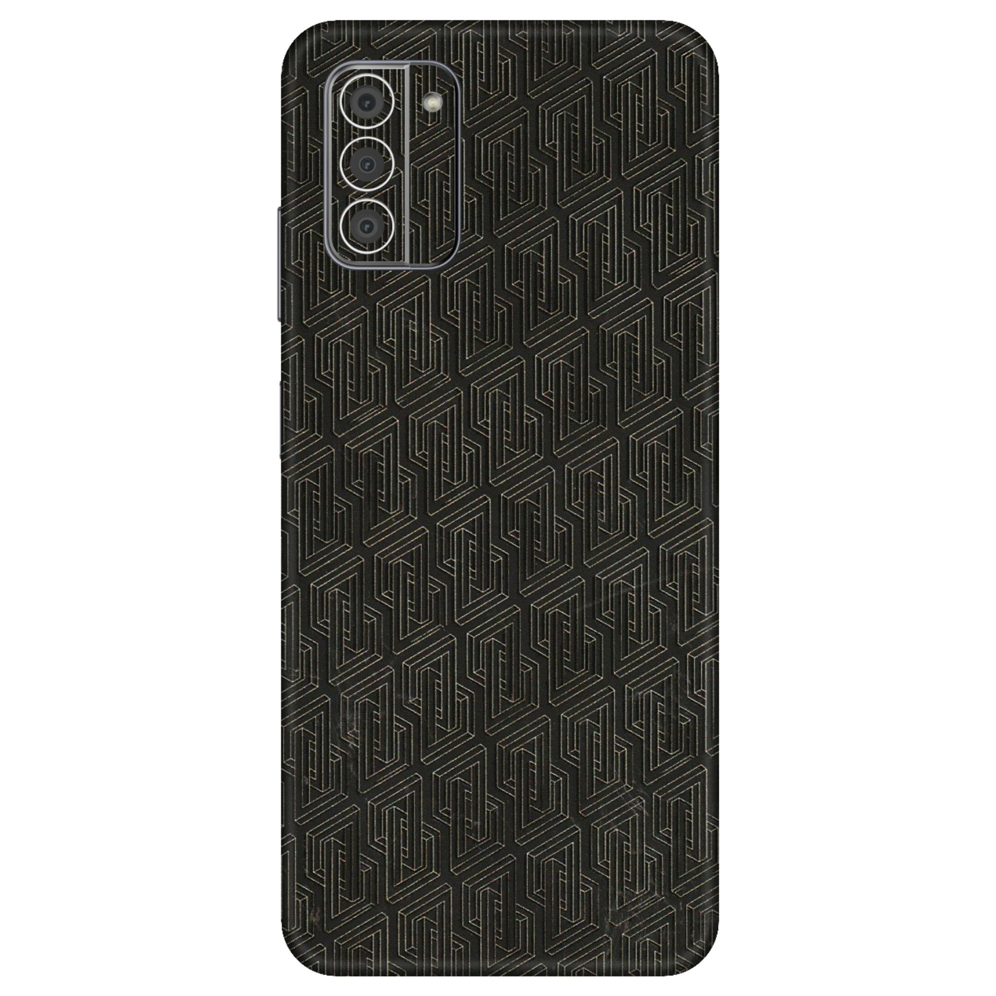 HMD NOKIA Phone Skins (All Models) - Black Abstract Pattern - 3D Embossed Finish (L-117) HMD Nokia G42 5G