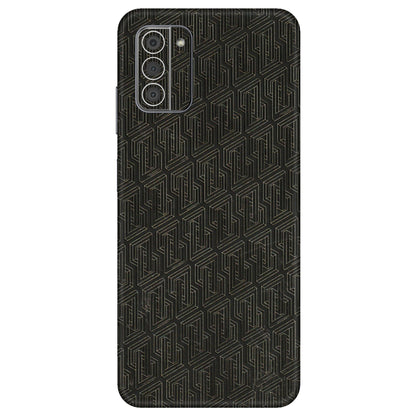 HMD NOKIA Phone Skins (All Models) - Black Abstract Pattern - 3D Embossed Finish (L-117) HMD Nokia G42 5G