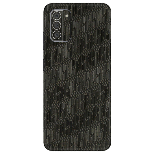 HMD NOKIA Phone Skins (All Models) - Black Abstract Pattern - 3D Embossed Finish (L-117) HMD Nokia G42 5G