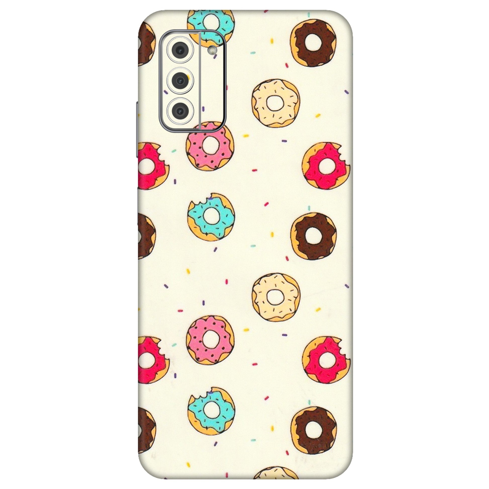 HMD NOKIA Phone Skins (All Models) - Mini Donuts Doodle Art - 3D Embossed Finish (L-122) HMD Nokia G42 5G