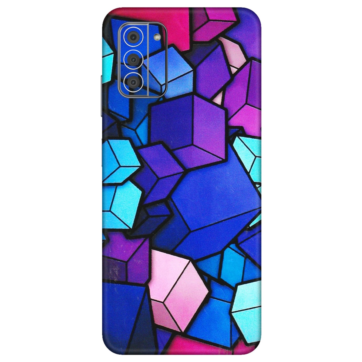 HMD NOKIA Phone Skins (All Models) - Cube Doodle - 3D Embossed Finish (L-141) HMD Nokia G42 5G