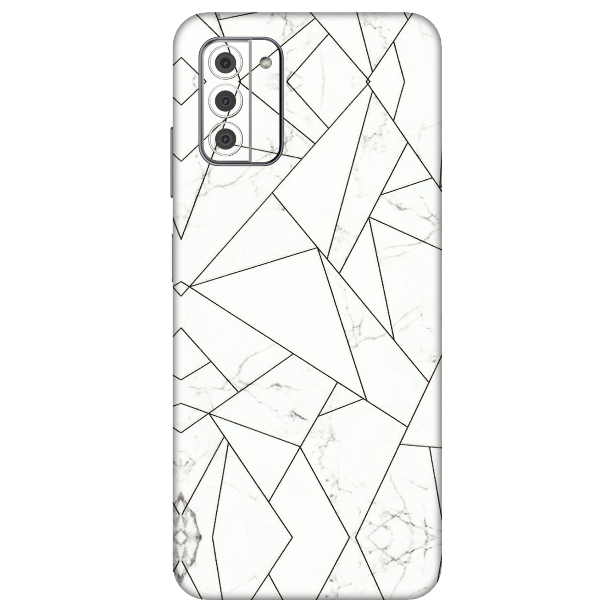 HMD NOKIA Phone Skins (All Models) - Luxury White Marble Effect - 3D Embossed Finish (L-168) HMD Nokia G42 5G