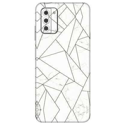 HMD NOKIA Phone Skins (All Models) - Luxury White Marble Effect - 3D Embossed Finish (L-168) HMD Nokia G42 5G