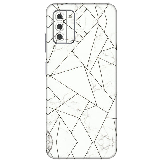 HMD NOKIA Phone Skins (All Models) - Luxury White Marble Effect - 3D Embossed Finish (L-168) HMD Nokia G42 5G