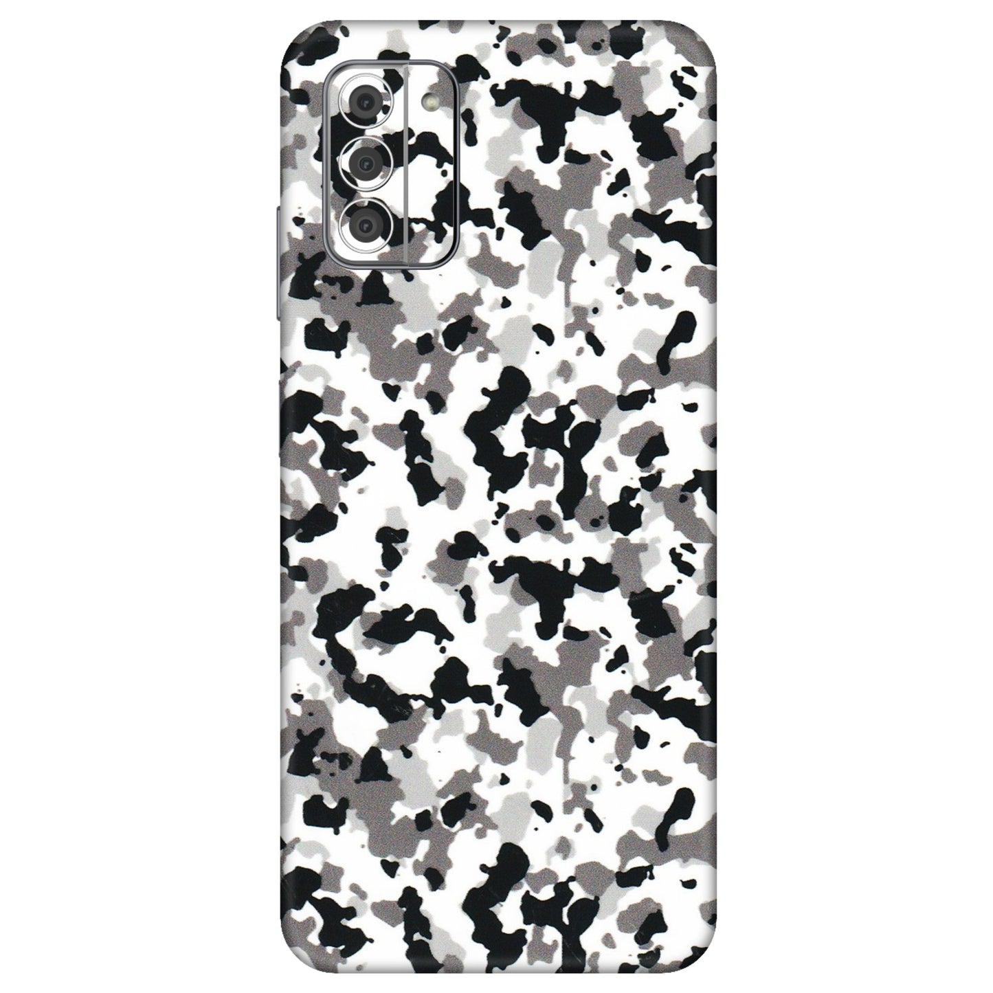 HMD NOKIA Phone Skins (All Models) - White Black Camouflage - 3D Embossed Finish (L-18) HMD Nokia G42 5G