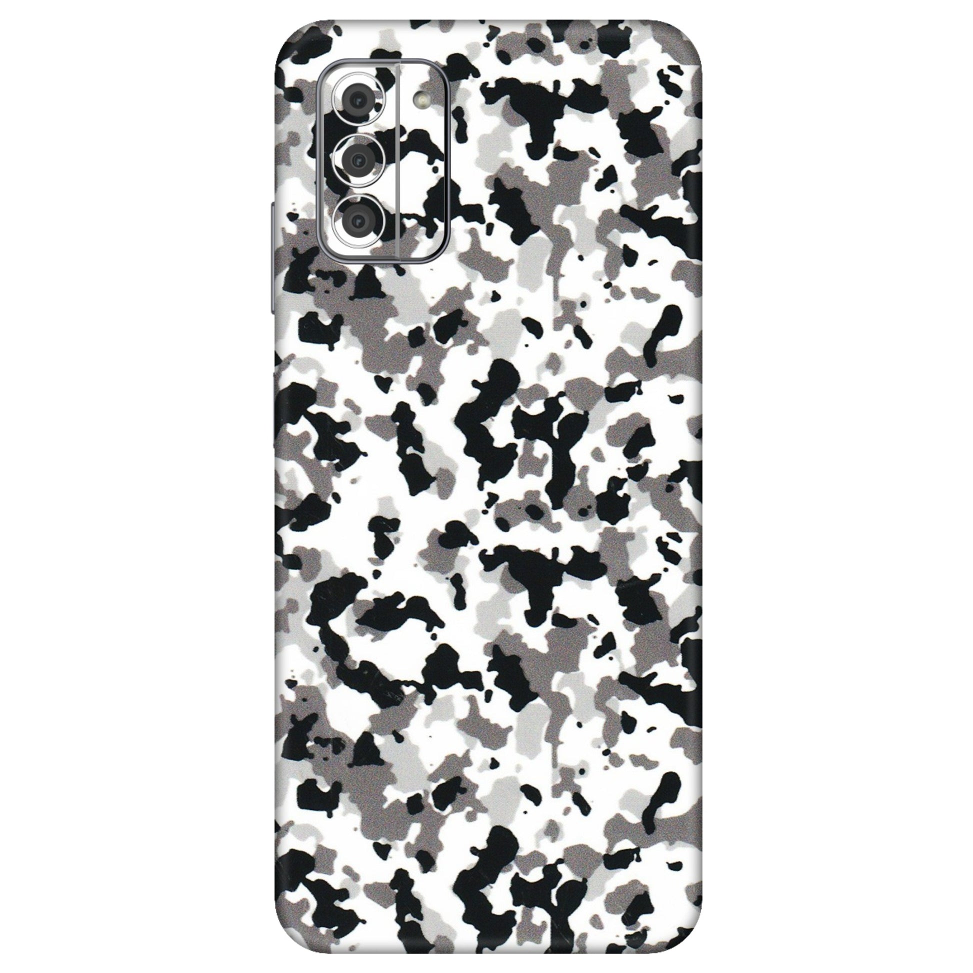 HMD NOKIA Phone Skins (All Models) - White Black Camouflage - 3D Embossed Finish (L-18) HMD Nokia G42 5G