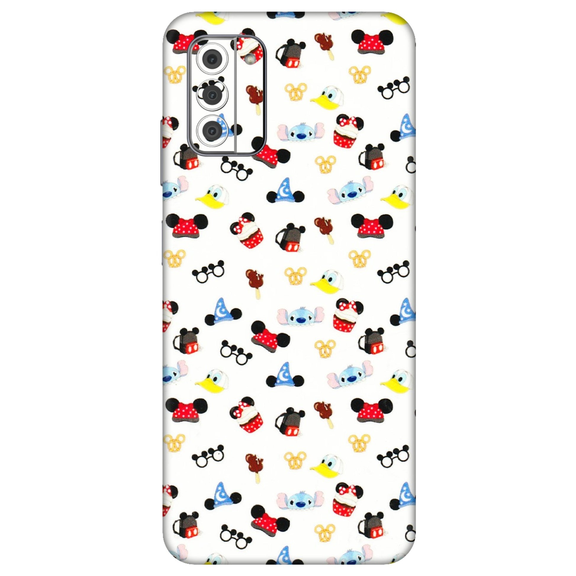 HMD NOKIA Phone Skins (All Models) - Minnie Mouse & Donald Doodles s - 3D Embossed Finish (L-194) HMD Nokia G42 5G