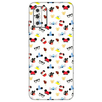 HMD NOKIA Phone Skins (All Models) - Minnie Mouse & Donald Doodles s - 3D Embossed Finish (L-194) HMD Nokia G42 5G