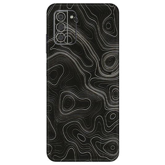 HMD NOKIA Phone Skins (All Models) - Black Swirl - 3D Embossed Finish (L-196) HMD Nokia G42 5G