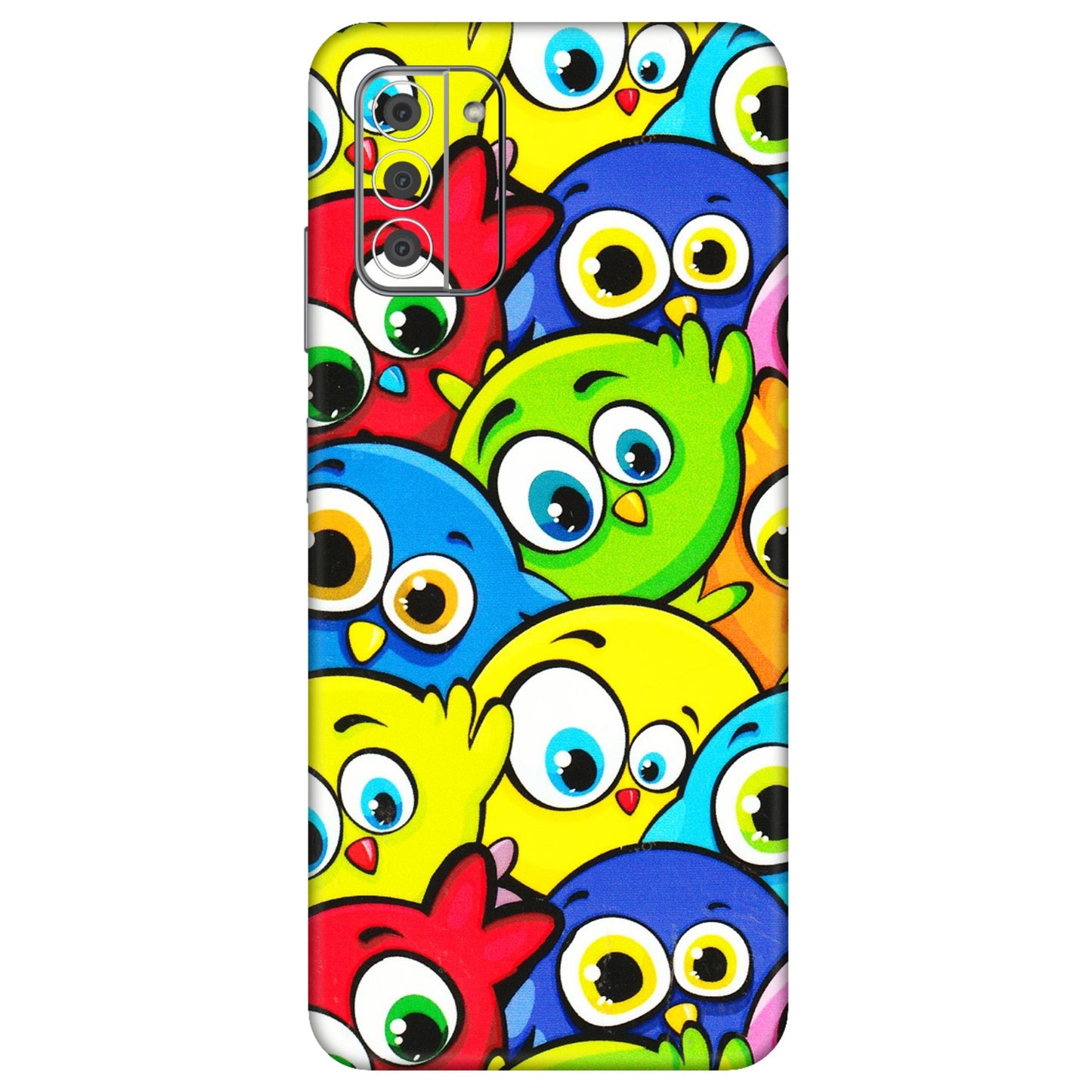 HMD NOKIA Phone Skins (All Models) - Cute Fluffy Birds - 3D Embossed Finish (L-213) HMD Nokia G42 5G