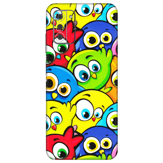 HMD NOKIA Phone Skins (All Models) - Cute Fluffy Birds - 3D Embossed Finish (L-213) HMD Nokia G42 5G