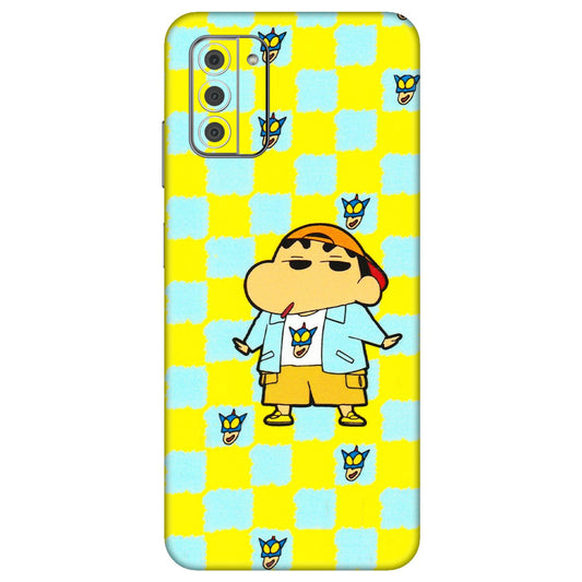 HMD NOKIA Phone Skins (All Models) - Yellow Blue Shinchan Cute - 3D Embossed Finish (L-221) HMD Nokia G42 5G