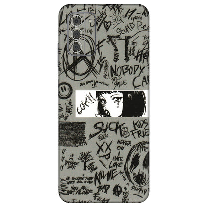 HMD NOKIA Phone Skins (All Models) - Never Have Love Anime - 3D Embossed Finish (L-260) HMD Nokia G42 5G